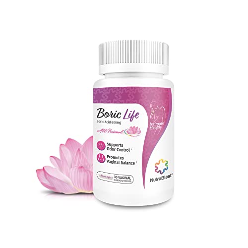NutraBlast Boric Acid Vaginal Suppositories - 100% Pure Made in USA NutraBlastBuy Supplements Australia
