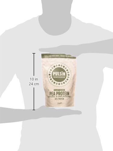 Pulsin - Unflavoured Vegan Pea Protein Powder - 250g - 8.0g Protein, 0g Carbs, 41 Kcals Per Serving PulsinBuy Supplements Australia