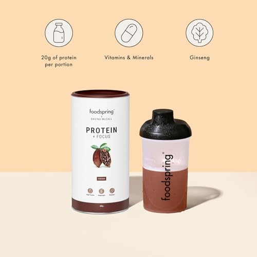 foodspring x Davina McCall – Focus Protein Powder Shake for Your Daily Protein, Vitamin & Mineral Needs foodspringBuy Supplements Australia