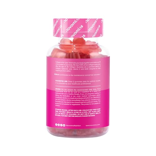 Novomins Collagen Gummies - Marine Collagen Gummies - Superior Type 1 Hydrolysed Collagen novominsBuy Supplements Australia