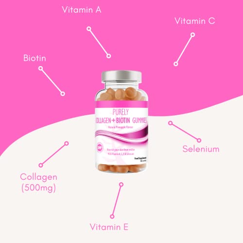 Collagen Gummies with Vitamins for Women Men Adults - Skin, Hair, Nail & Cartilage Health Pure Food SupplementsBuy Supplements Australia