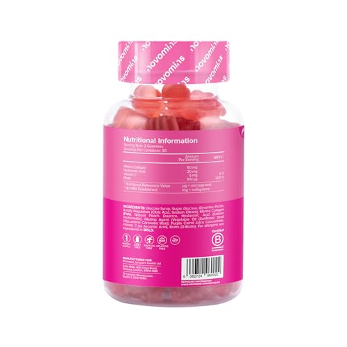 Novomins Collagen Gummies - Marine Collagen Gummies - Superior Type 1 Hydrolysed Collagen novominsBuy Supplements Australia