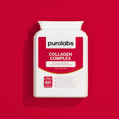 Marine Collagen Complex - Collagen Supplement for Women & Men - with Hyaluronic Acid & Vitamin C PurolabsBuy Supplements Australia
