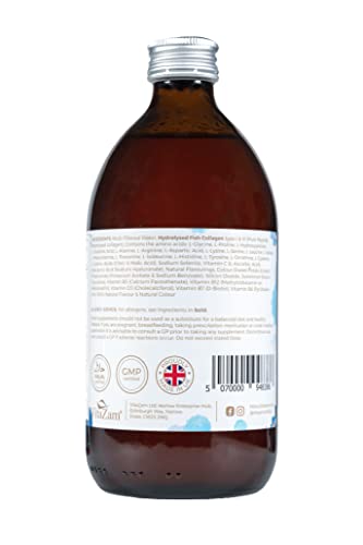 Sapphire Elixir Hydrolysed Marine Collagen Liquid 10000mg Sugar Free with Hyaluronic Acid VitaZamBuy Supplements Australia