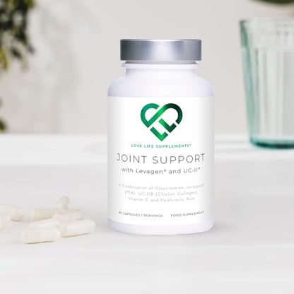 Love Life Supplements Joint Support with Levagen® (Palmitoylethanolamide) + UC-II® LOVE LIFE SUPPLEMENTSBuy Supplements Australia