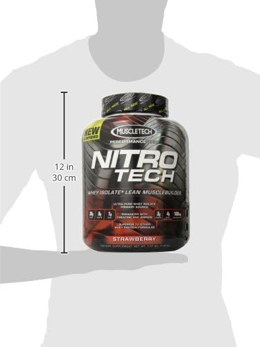 Whey Protein Powder, MuscleTech Nitro-Tech Whey Protein Isolate & Peptides, Protein MuscleTechBuy Supplements Australia