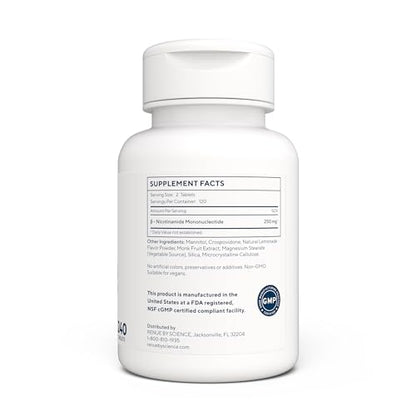 Renue By Science NMN Supplement | 240 Chewable Vegetarian Tablets - 125mg Nicotinamide Mononucleotide per Serving | Lemon Flavour - Manufactured in The USA Third-Party Tested Renue By ScienceBuy Supplements Australia