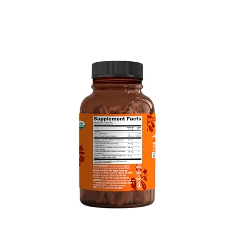 Four Sigmatic Focus Capsules | Lion's Mane Supplement Capsules | Brain Boosting Complex with Ashwagandha, Bacopa Monnieri & Rhodiola | Vegan Nootropic Adaptogen & Mushroom Supplement | 30 Servings Four SigmaticBuy Supplements Australia