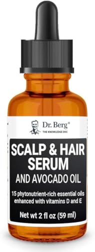 Dr Berg's (All In One) Hair Growth Serum w/Jojoba Oil & Castor Oil For Fuller Thicker Hair Dr. Berg NutritionalsBuy Supplements Australia