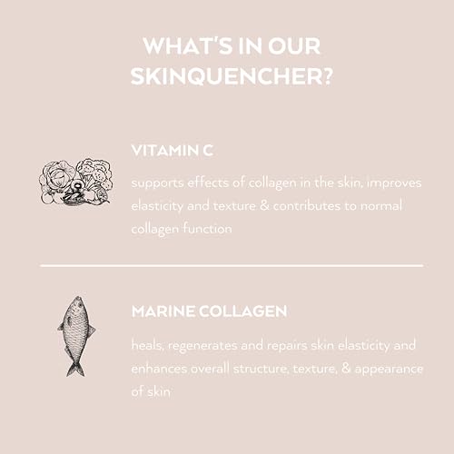 Simone Thomas Wellness, SkinQuencher Marine Collagen with Vitamin C, Food Supplement 60 Capsules Simone Thomas WellnessBuy Supplements Australia