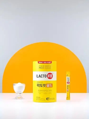 LACTO-FIT Chongkundang Healthcare Gold Probiotic 50 Pack Powder Sticks – Multi Strain Daily Probiotics with Prebiotics and Postbiotics for Digestive Balance and Everyday Wellness LACTO-FITBuy Supplements Australia