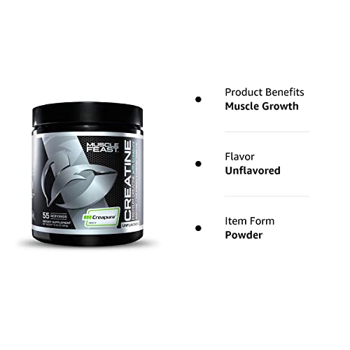 Muscle Feast Creapure Creatine Monohydrate Powder for Muscle Growth Nutritional Muscle FeastBuy Supplements Australia