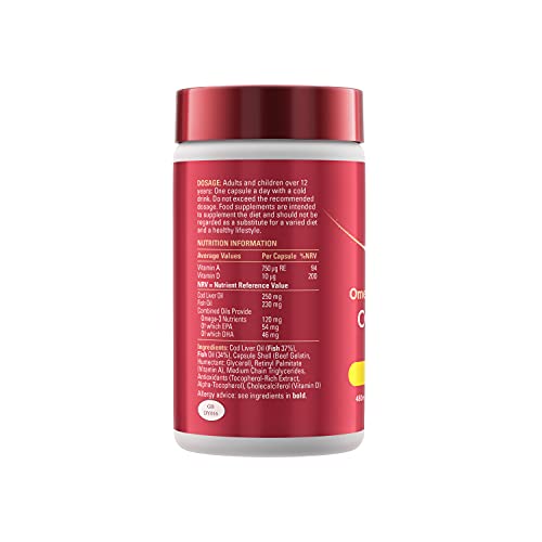 Seven Seas Cod Liver Oil Tablets With Omega-3, Fish Oil, One A Day, 4 Months Supply Seven SeasBuy Supplements Australia