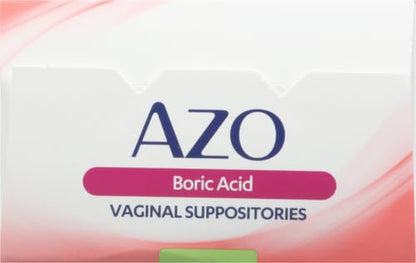 AZO Boric Acid Vaginal Suppositories, Helps Support Odor Control and Balance Vaginal PH AZOBuy Supplements Australia