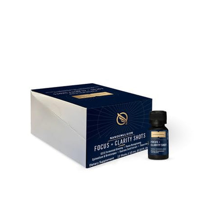 Quicksilver Scientific Focus + Clarity Shots (Box of 12, 10 mL Shots) Quicksilver ScientificBuy Supplements Australia