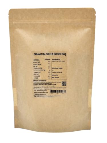 Thames Organic Organic Pea Protein Ground - Premium Vegan Supplement for Muscle Growth & Dietary Plans 250g Thames OrganicBuy Supplements Australia
