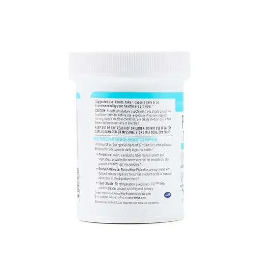 NatureWise Probiotics 70 Billion CFU - 17 Strains + Organic Prebiotics - Immune, Digestive & Gut Health Support for Women & Men - Vegetarian, Gluten-Free, Non-GMO - 30 Capsules[1-Month Supply] NatureWiseBuy Supplements Australia