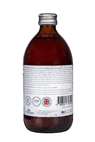 Diamond Elixir Marine Liquid Collagen Type 1 & 3 Hydrolysed Collagen Peptides 10000mg VitaZamBuy Supplements Australia