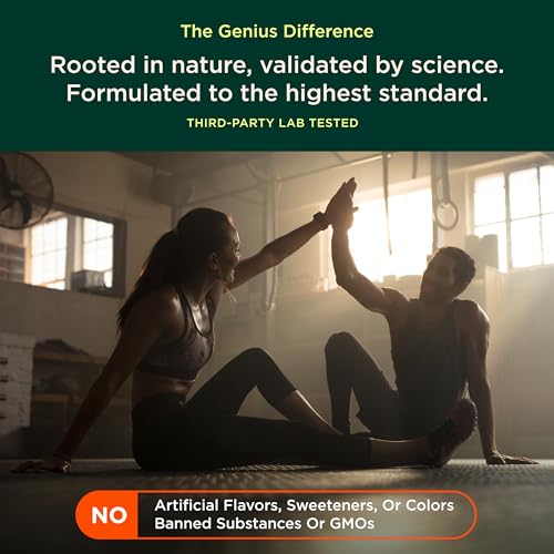 The Genius Brand Genius Hydrate - Electrolyte Supplement for Daily Hydration - Coconut Water - Sugar-Free - 8 Essential Minerals & Nutrients - Non-GMO - Blue Raspberry - 50 Servings The Genius BrandBuy Supplements Australia