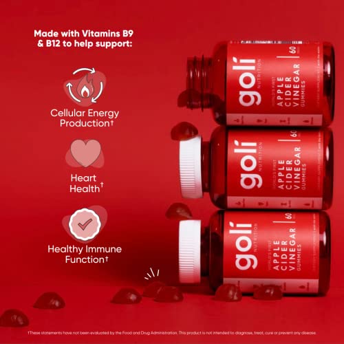 Goli Nutritional Supplement, Apple Cider Vinegar Gummy Vitamins - 300 Count - Vitamins B GoliBuy Supplements Australia