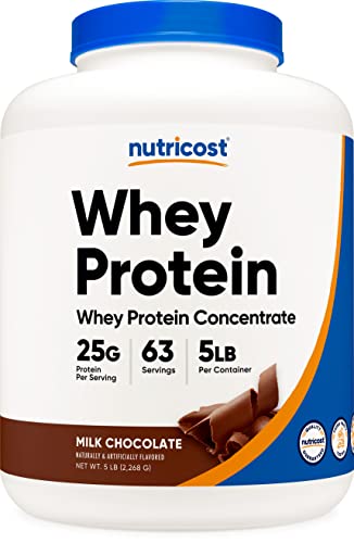 Nutricost Whey Protein Concentrate (Chocolate) 5LBS NutricostBuy Supplements Australia