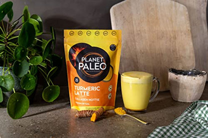 Planet Paleo Pure Collagen - Turmeric Latte (260g, 25 Servings) Planet PaleoBuy Supplements Australia