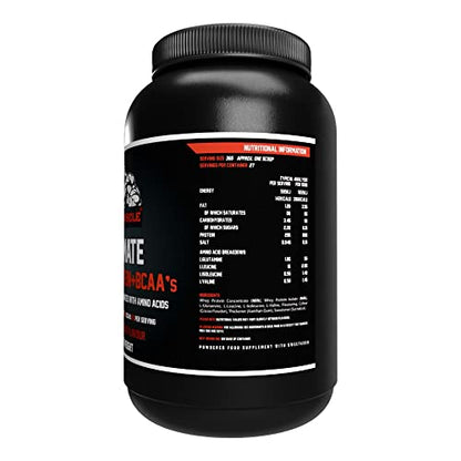 Ultimate Whey Protein + BCAA’s Powder, Premium High Protein Isolate, Enhance Lean Muscle Mass and Recovery, 1kg I AM MUSCLEBuy Supplements Australia