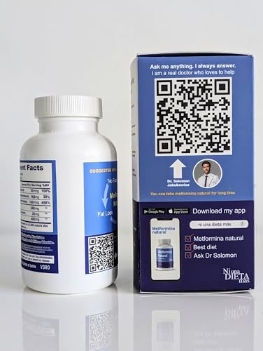 METFORMINA Natural - Weight Loss Aid and Metabolism Support - Dr Salomon, 60 Cap Ni una dieta másBuy Supplements Australia
