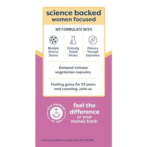 Renew Life Women's Probiotic Capsules, Supports pH Balance for Women, Vaginal, Urinary, Digestive and Immune Health, L. Rhamnosus GG, Dairy, Soy and Gluten-Free, 25 Billion CFU - 60 Ct Renew LifeBuy Supplements Australia