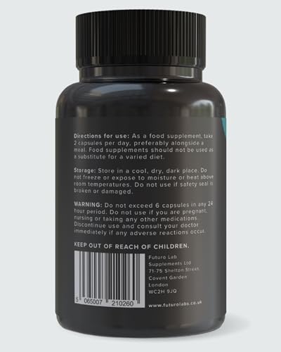 Marine Collagen Capsules 1200mg with VIT C (12mg) and Zinc (1.5mg) - Made in The UK Futuro LabsBuy Supplements Australia
