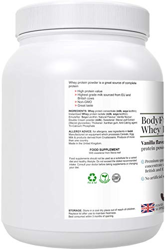 Complementary Supplements - BodyFuel Whey Protein Isolate & Concentrate Vanilla Flavour Complementary SupplementsBuy Supplements Australia
