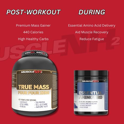 MuscleNh2 True Mass Four Four Zero Mass Gainer Protein Powder, High Calories and Protein MuscleNh2Buy Supplements Australia