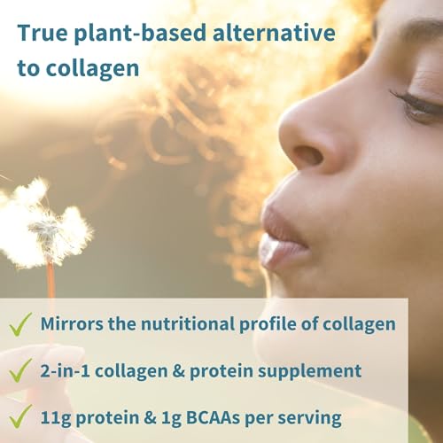Vegan Collagen Powder, Natural Vanilla Flavour, Plant-Based Peptide Protein Supplement Igennus Healthcare NutritionBuy Supplements Australia