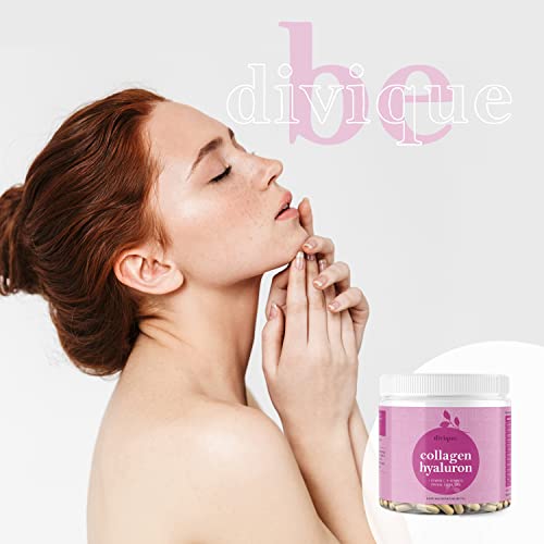 Collagen Capsules Divique Collagen Hyaluron 1500mg Collagen Peptides Type 1, 2, 3, 5, 10 DiviqueBuy Supplements Australia