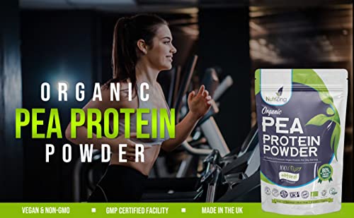 Award Winning Vegan Pea Protein Powder - Organic & Pure - Canadian Peas - No Soy, No Gluten NutriZingBuy Supplements Australia