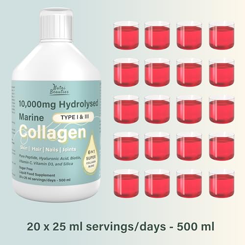 NUTRI Beauties Hydrolysed Marine Collagen Liquid Drink Supplement 10,000Mg NUTRI BEAUTIESBuy Supplements Australia