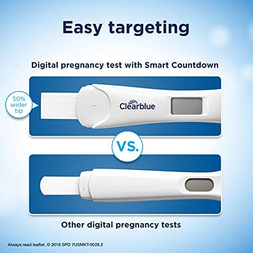 Clearblue Digital Pregnancy Test with Smart Countdown, Multi, 5 count ClearblueBuy Supplements Australia