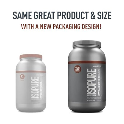 Isopure Dutch Chocolate Whey Isolate Protein Powder with Vitamin C & Zinc for Immune IsopureBuy Supplements Australia