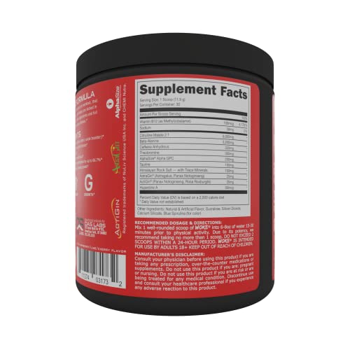 Bucked Up - Woke - HIGH STIM Pre Workout - Best Tasting - Focus Nootropic, Pump, Strength and Growth, 30 Servings (Rocket Pop) Bucked UpBuy Supplements Australia