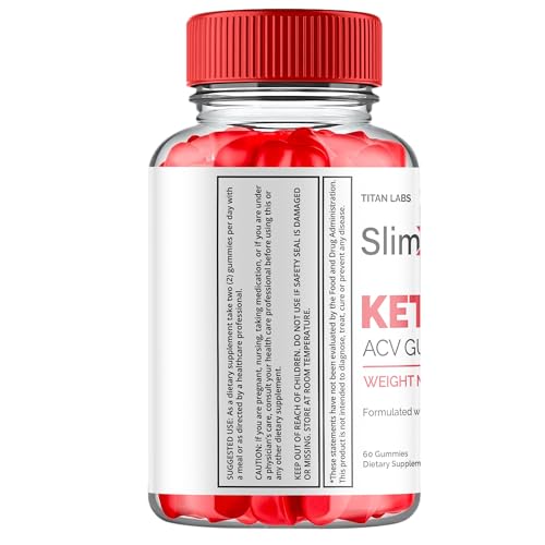 (2 Pack) SlimX Keto ACV Gummies, SlimX Keto ACV Advanced Weight Loss 1000MG Apple Titan LabsBuy Supplements Australia