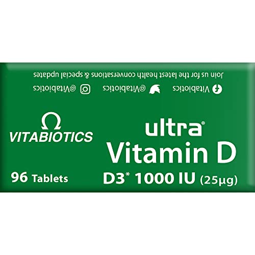 Vitabiotics Ultra Vitamin D Tablets 1000IU Optimum Level -96 count (Pack of 1) Vitabiotics UltraBuy Supplements Australia