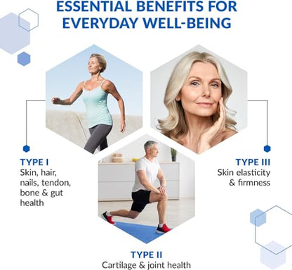 BioTrust Tri Collagen Powder - 3-in-1 Hydrolyzed Collagen Peptides Powder BioTrustBuy Supplements Australia