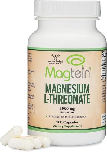 Magnesium L Threonate Capsules (Magtein) – High Absorption Supplement – Bioavailable Double Wood SupplementsBuy Supplements Australia
