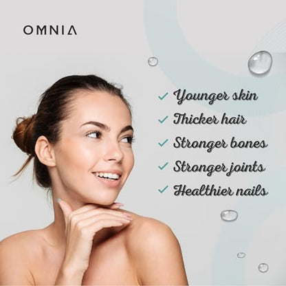 Omnia Marine Collagen Capsules 2400mg for Women & Men with Type I Collagen OMNIABuy Supplements Australia