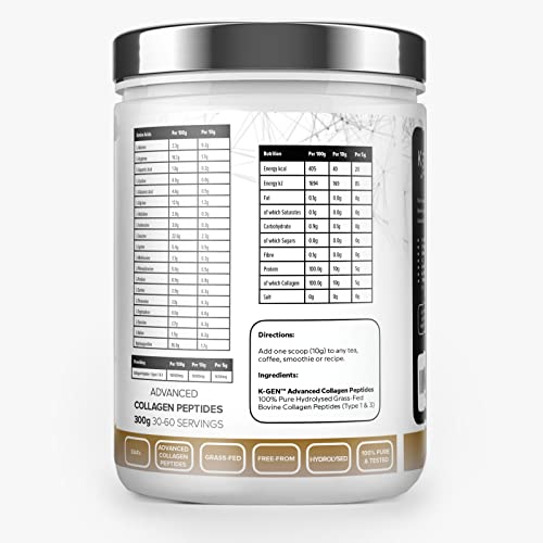 K-GEN Bovine Collagen Powder with Premium Quality Ingredients – Pure Hydrolysed Grass-Fed Bovine Collagen K GEN ketogenic enhancementBuy Supplements Australia