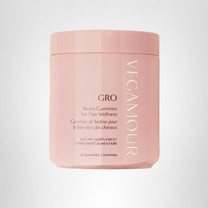 VEGAMOUR GRO Biotin Gummies, Strawberry Flavor with 5000 mcg Biotin, Supports Healthy Hair Vegan Gummies with Vitamins A, B, C, E, B-12 & More, 30 Ct VEGAMOURBuy Supplements Australia