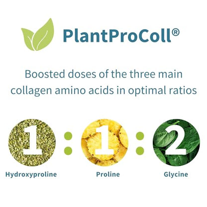 Vegan Collagen Powder, Natural Vanilla Flavour, Plant-Based Peptide Protein Supplement Igennus Healthcare NutritionBuy Supplements Australia