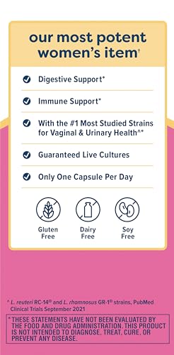 Renew Life Women's Probiotic Capsules, Supports Vaginal, Urinary, Digestive and Immune Renew LifeBuy Supplements Australia