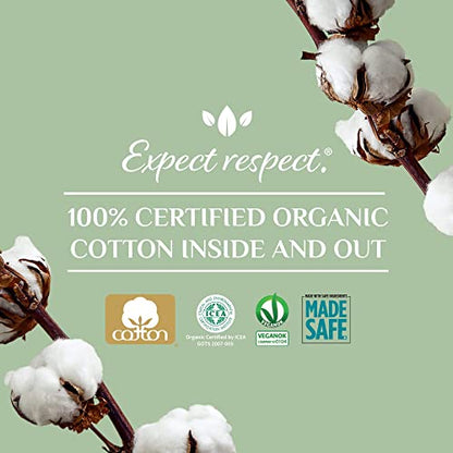 Organyc New and Improved 100% Certified Organic Cotton Overnight Feminine Pads OrganycBuy Supplements Australia