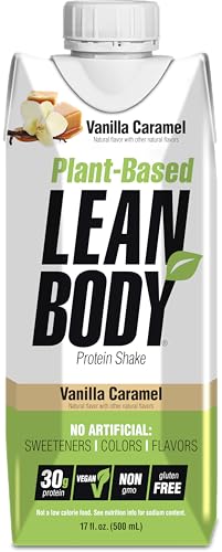 Lean Body Ready-to-Drink, Plant-Based Vegan Vanilla Caramel Protein Shake, 30g Protein LabradaBuy Supplements Australia